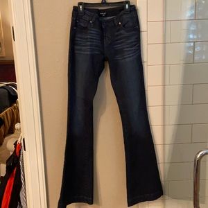 Dear John flare dark wash jeans